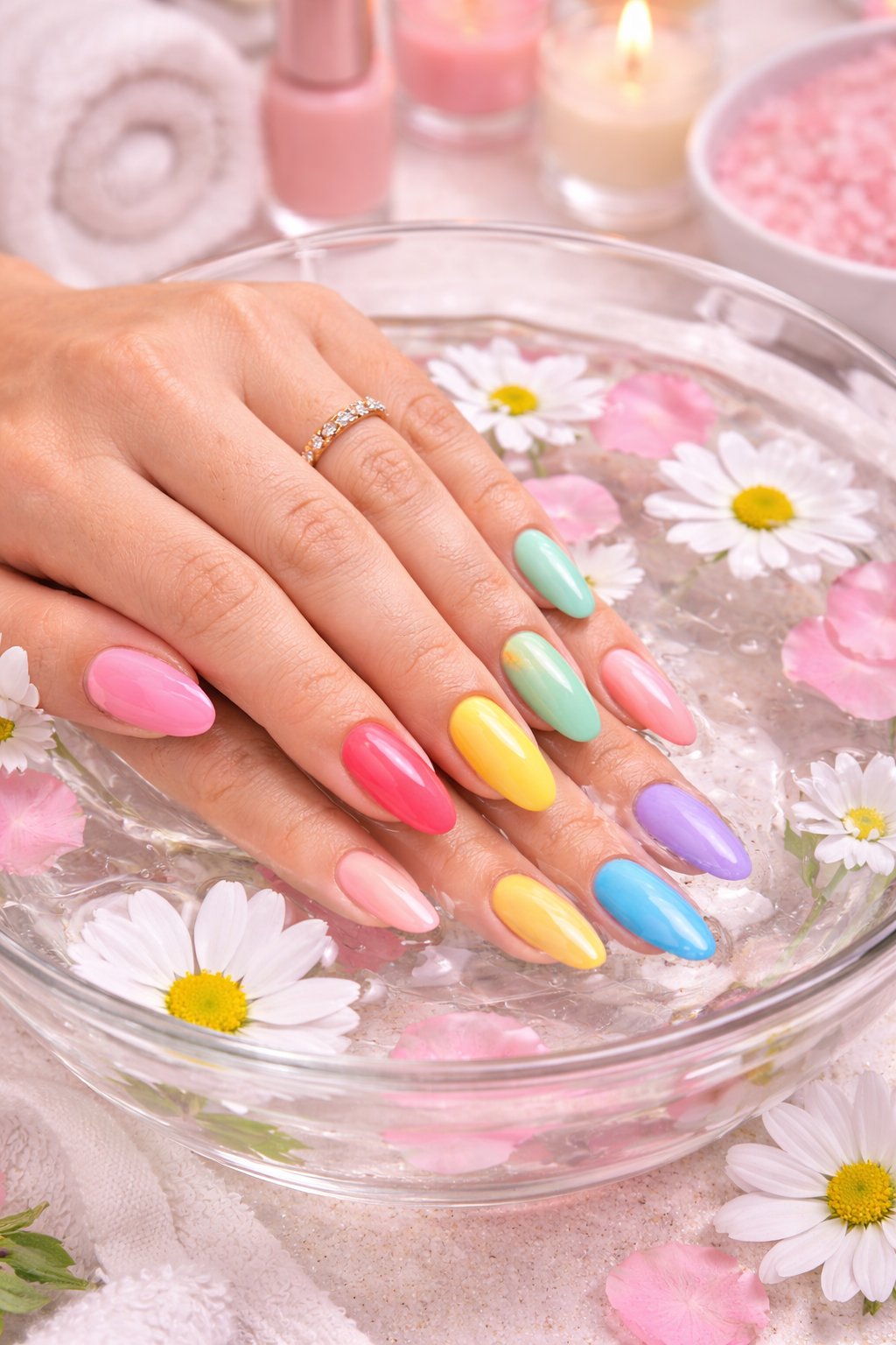 Nail soaking treatment